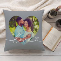 Guion de amor gris Foto Corazón Pareja