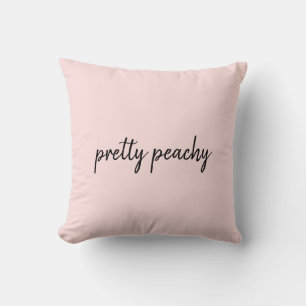Cojín Decorativo Guión moderno minimalista lindo Just Peachy