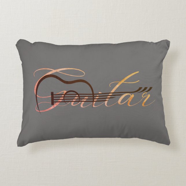 COJÍN DECORATIVO GUITAR (Anverso)