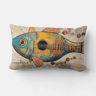 Cojín decorativo Guitar Fish