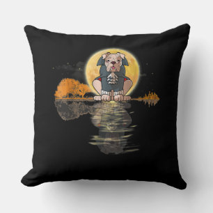 Cojín Decorativo Guitar Lake Halloween Scary Bulldog inglés con