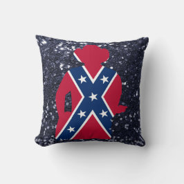 Cojín Decorativo Guitarista Patriótico Rojo Blanco y Azul