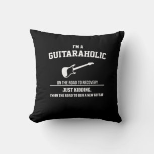 Cojín Decorativo Guitarista Soy Cumpleaños Guitaraholístico
