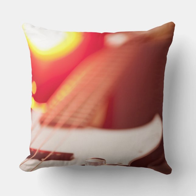 Cojín Decorativo Guitarra baja (Anverso)