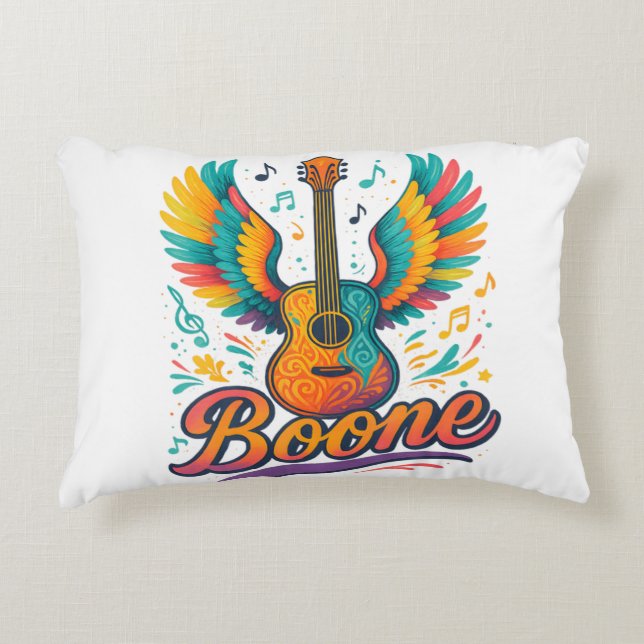 Cojín Decorativo Guitarra Boone (Anverso)