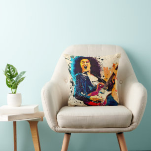 Cojín Decorativo guitarrista genial