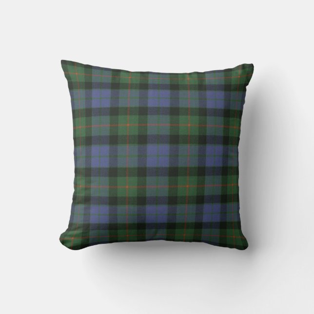 Cojín Decorativo Gunn Antiguo Original Scottish Tartán (Anverso)