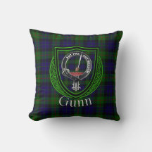 Gunn Scottish Clan Tartan & Escudo