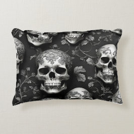Cojín Decorativo Gusano de cráneo y misterioso