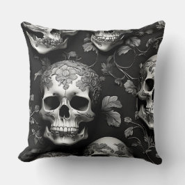 Cojín Decorativo Gusano de cráneo y misterioso