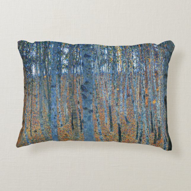Cojín Decorativo Gustav Klimt Beech Tree Forest Grove (Reverso)