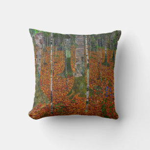 Cojín Decorativo Gustav Klimt - Bosque de abedules