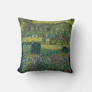 Cojín Decorativo Gustav Klimt - Casa de campo junto al Attersee