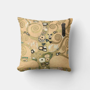 Cojín Decorativo Gustav Klimt - El Árbol de la Vida, Friso Stoclet
