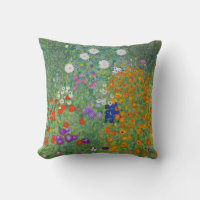 Gustav Klimt Flower Garden Vintage Art Nouveau