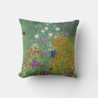 Gustav Klimt Flower Garden Vintage Art Nouveau