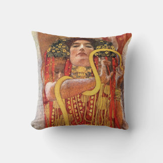 Cojín Decorativo Gustav Klimt - Higía Diosa de la Medicina de la Sa