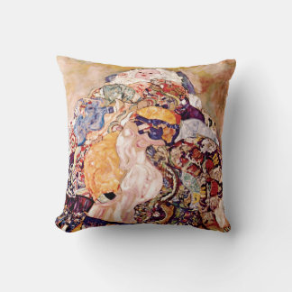 Cojín Decorativo Gustav Klimt - La cuna del bebé - Recién nacido