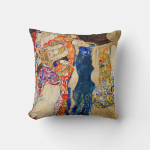 Cojín Decorativo Gustav Klimt - La Novia (inacabado)