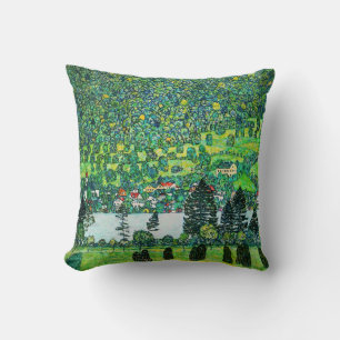 Cojín Decorativo Gustav Klimt - Ladera de la montaña en Unterach