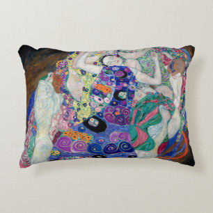 Cojín Decorativo Gustav Klimt Pintando La Virgen