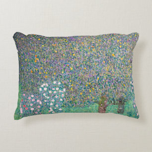 Cojín Decorativo Gustav Klimt - Rosales bajo los árboles