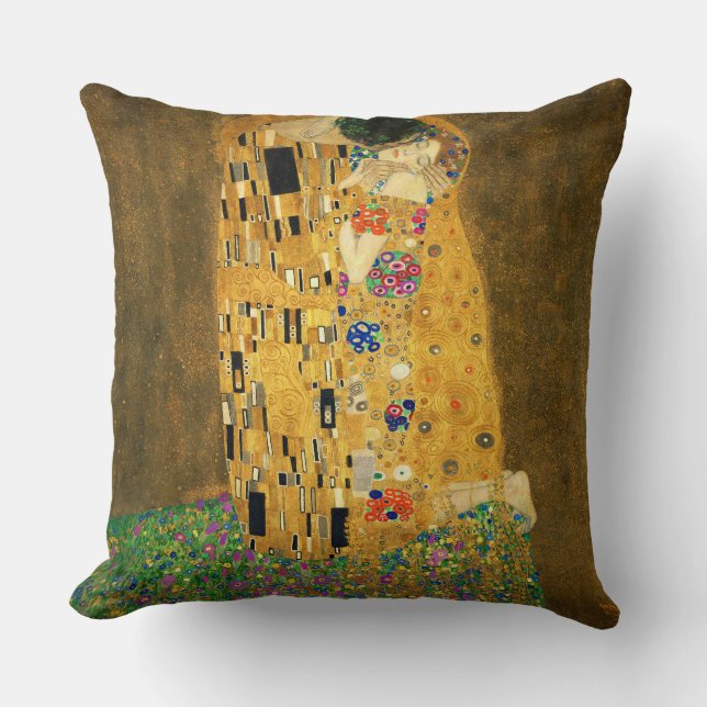 Cojín Decorativo Gustav Klimt , The Kiss (Anverso)