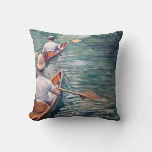 Cojín Decorativo Gustave Caillebotte - Canoas en el Yerres