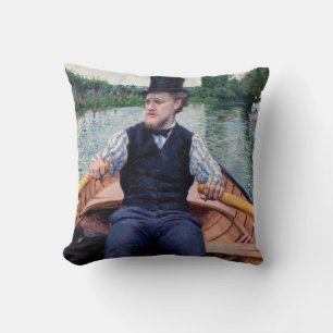 Cojín Decorativo Gustave Caillebotte - Fiesta en una barca
