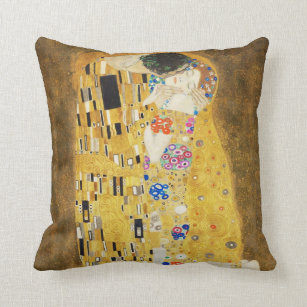 Cojín Decorativo Gustavo Klimt el arte Nouveau del beso