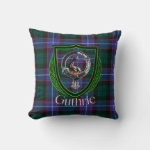 Guthrie Scottish Clan Tartan & Escudo