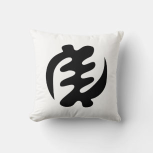 Cojín Decorativo Gye Nyame Dios es Símbolo Adinkra Supremo