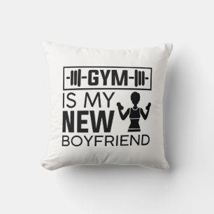 Cojín Decorativo Gym Es Mi Nuevo Novio