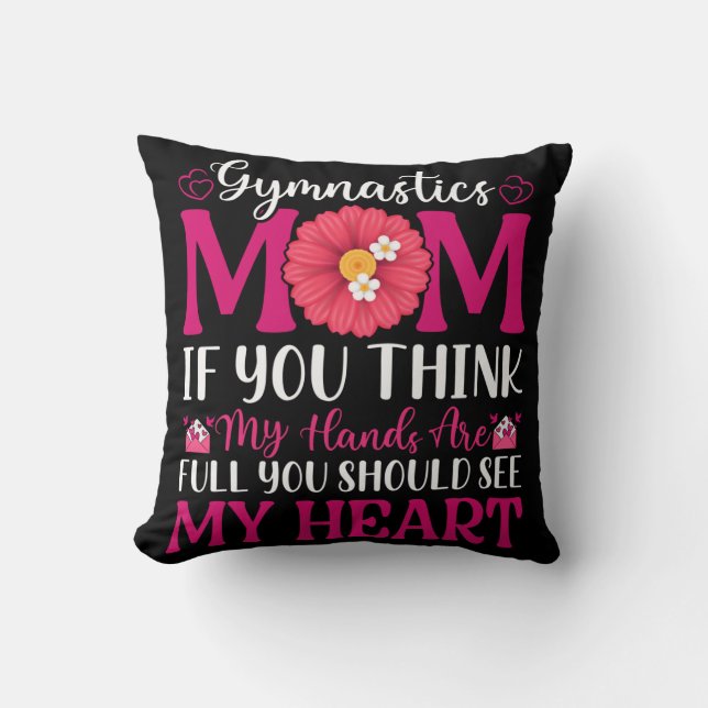 Cojín Decorativo Gymnastics Mom (Anverso)