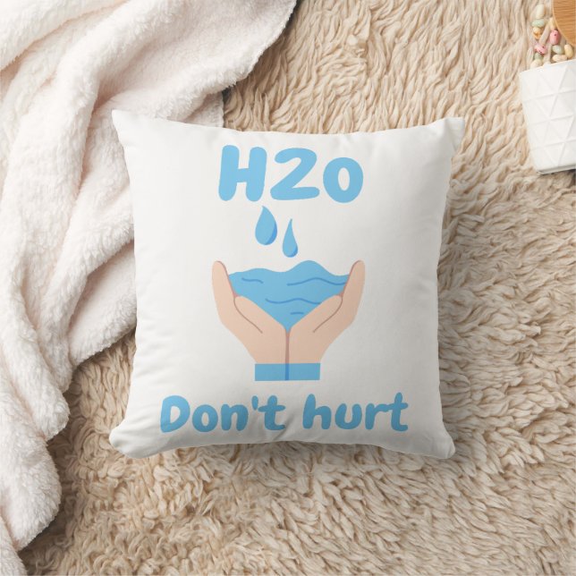 Cojín Decorativo h2o no lastima (Manta)