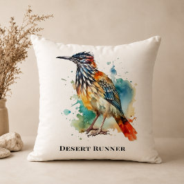 Cojín Decorativo Habitación de acento occidental Casita Roadrunner