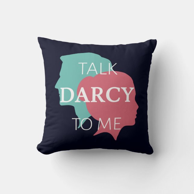 Cojín Decorativo Háblame Darcy IV (Anverso)