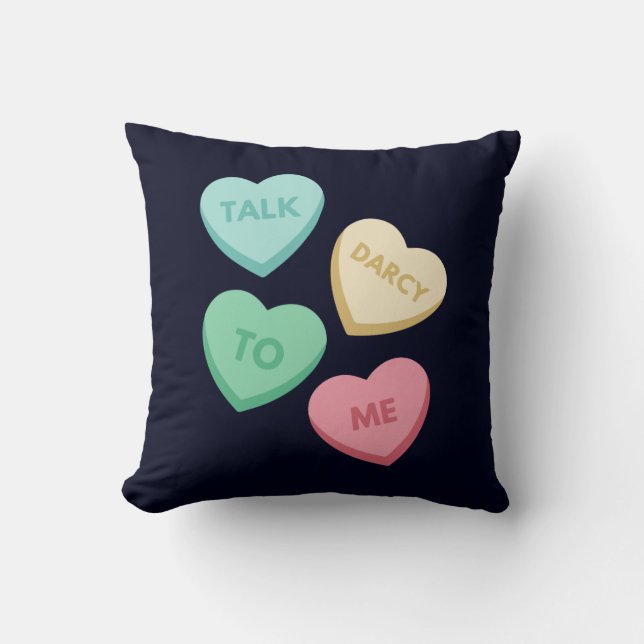 Cojín Decorativo Háblame de Darcy III (Anverso)