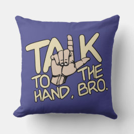 Cojín Decorativo Hable Con El personalizado De Mano Lanza