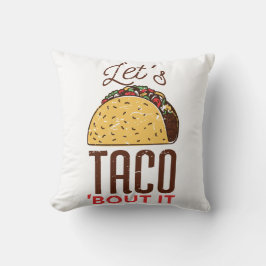 Cojín Decorativo Hablemos de Tacos