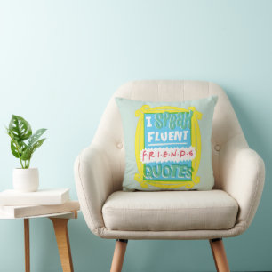 Cojín Decorativo Hablo con Fluidez Citas de FRIENDS™ - Peephole