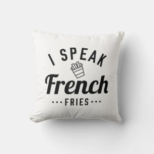 Cojín Decorativo Hablo Fries Franceses