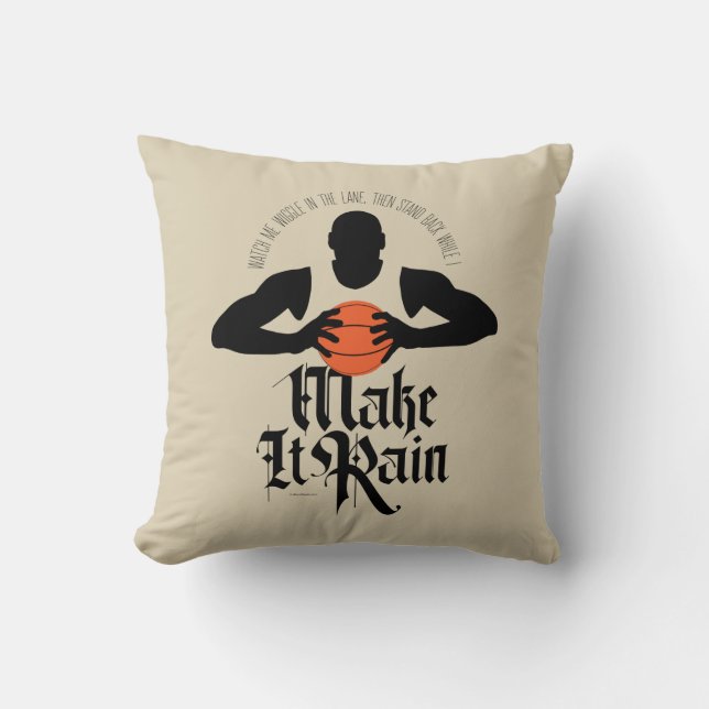 Cojín Decorativo Hacer Llover (Baloncesto) (Anverso)