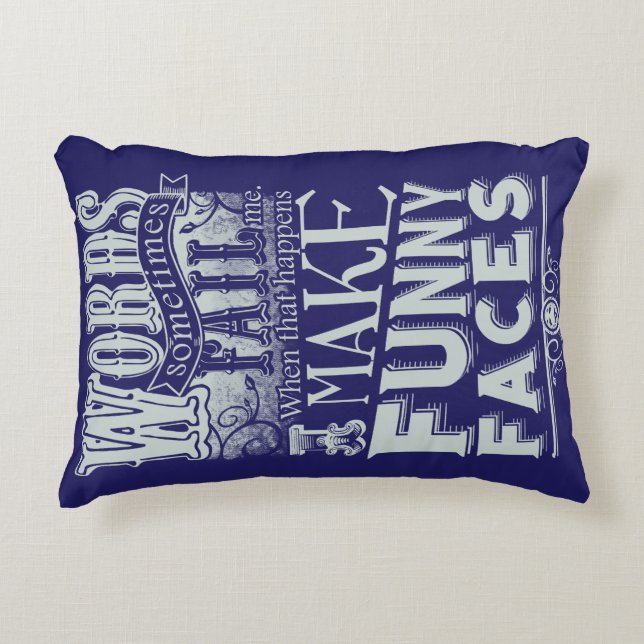 Cojín Decorativo Hacer rostros (Anverso)