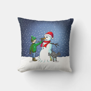 Cojín Decorativo Hacer un muñeco de nieve