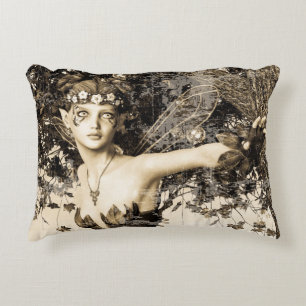 Cojín Decorativo Hada de primavera Bosque Antiguo Foto Arte Fantasí