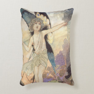Cojín Decorativo Hada mariposa victoriana vintage de Robinson