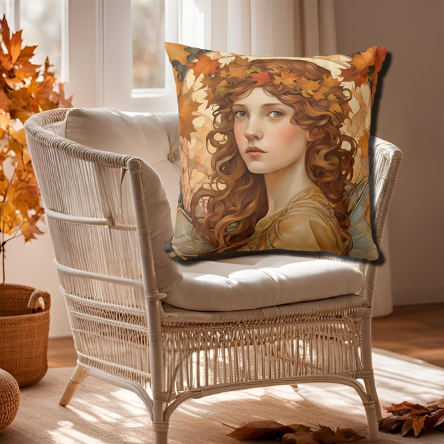 Cojín Decorativo hadas de otoño -artístico (Subido por el creador)