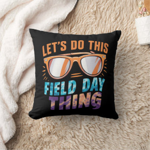 Cojín Decorativo Hagamos Esta Cosa Del Día De Campo Gafas De Sol Pr