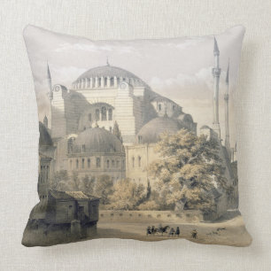 Cojín Decorativo Haghia Sophia, placa 19: vista exterior del mosq